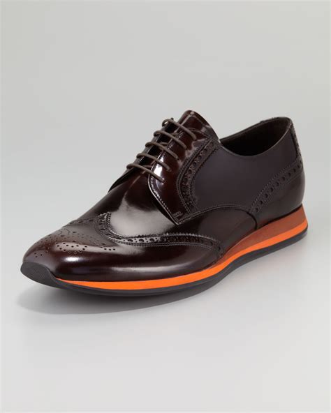 prada brown shoes men|Prada shoes men sale clearance.